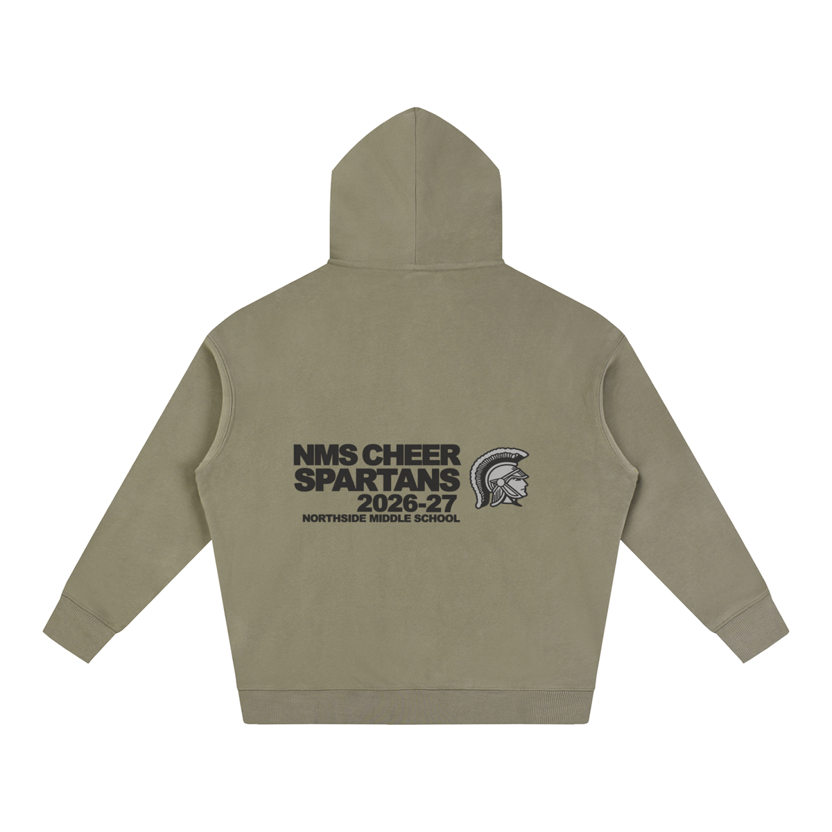 Vector Star Front Northside Oversize Fleeced Hoodie