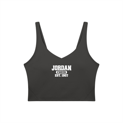 Old School Jordan Women's V-Neck Yoga Sports Bra