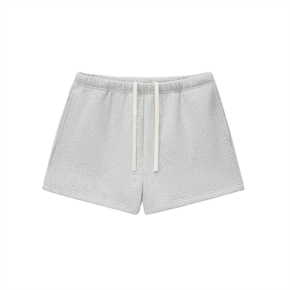 Essential Fleece Drawstring Shorts (Matches Mock Neck)