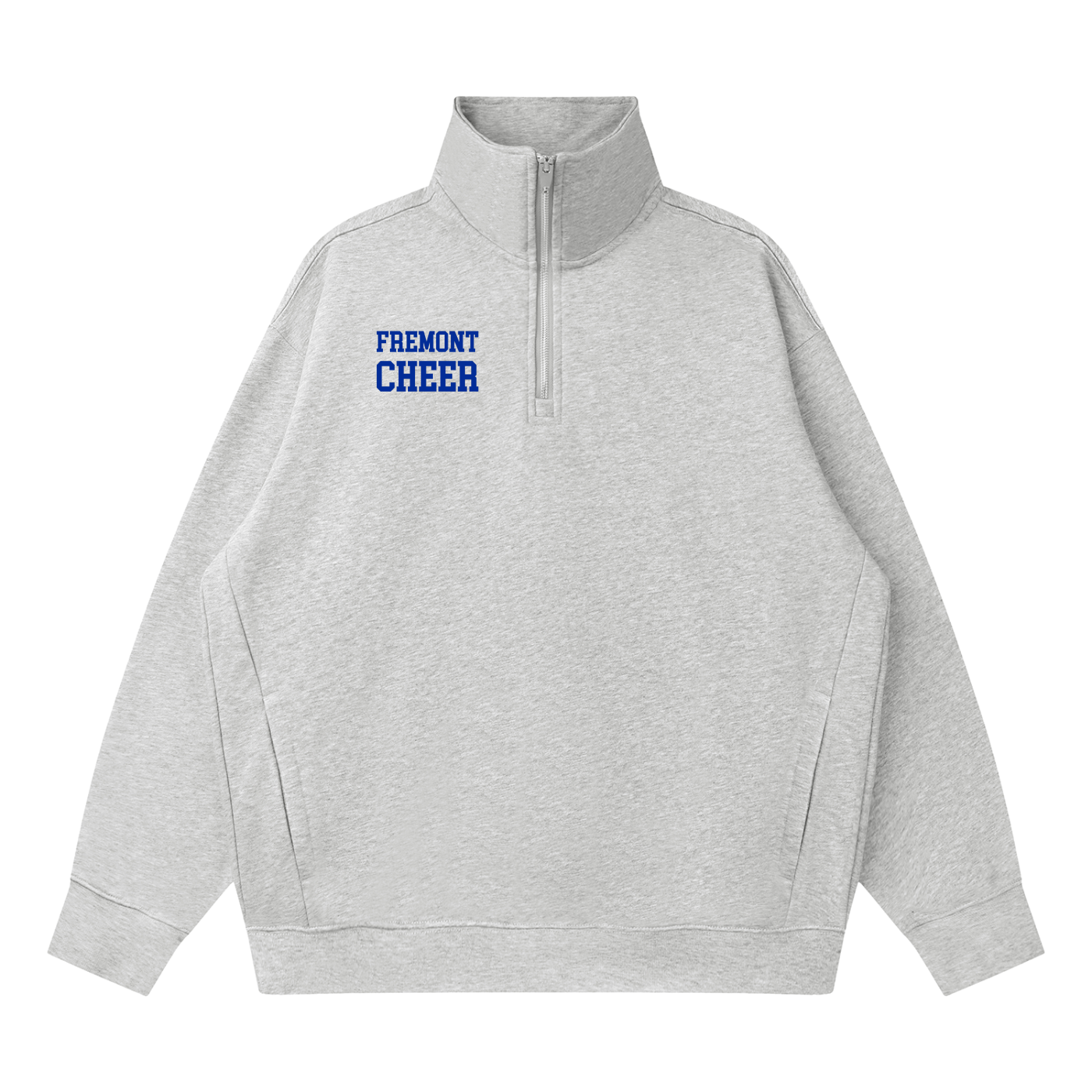 Quarter-Zip Drop Shoulder Sweatshirt