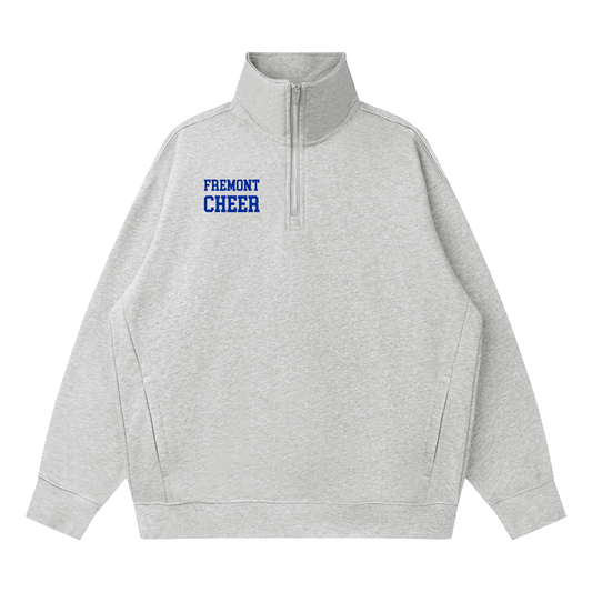 Quarter-Zip Drop Shoulder Sweatshirt