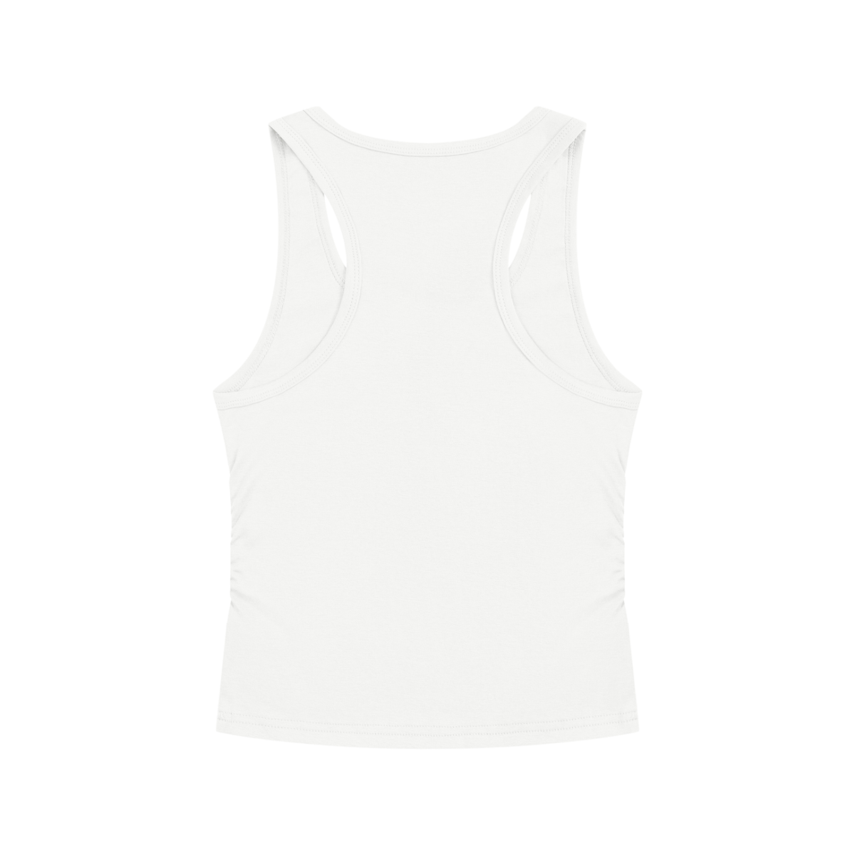 Polka Dot Green River Women’s Ruched Tank Top
