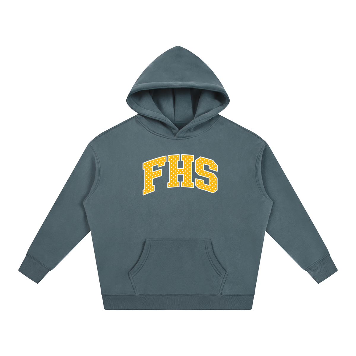 Polka Dot Fenway Oversize Fleeced Hoodie