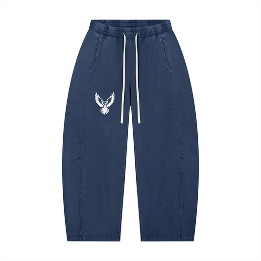 Unisex Barrel Leg Pants