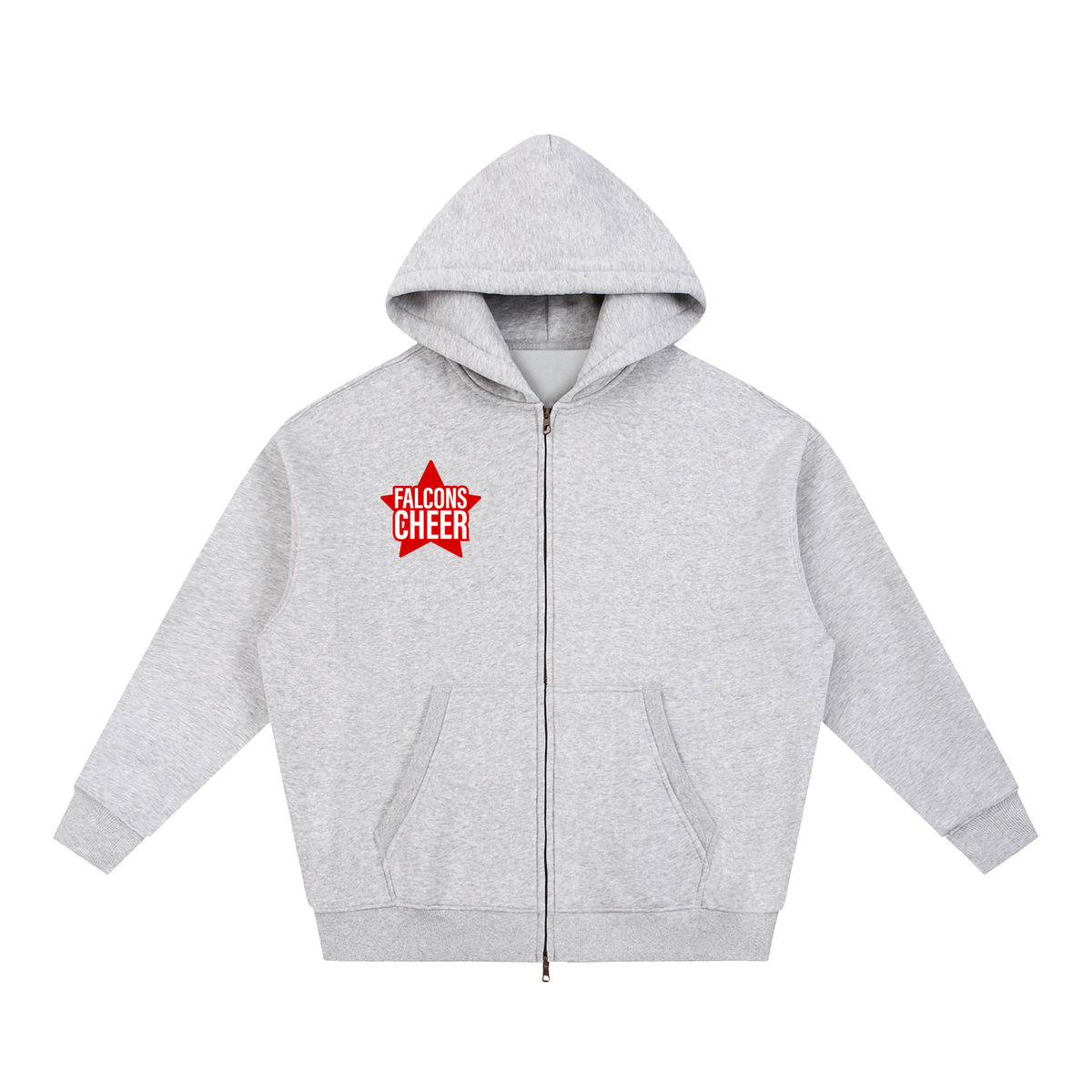 Star Fitch Essential Fleece Zip-Through Hoodie new