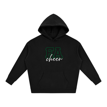 Cursive Front Empire Oversize Fleeced Hoodie