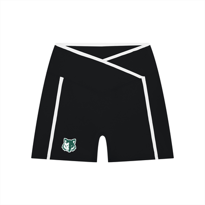 High Rise Color Block Shorts