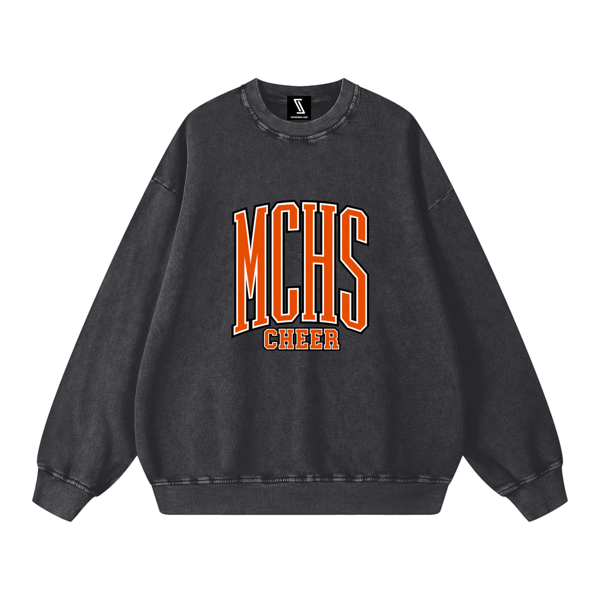Basic 3 Meigs County Snow Washed Oversized Sweatshirt