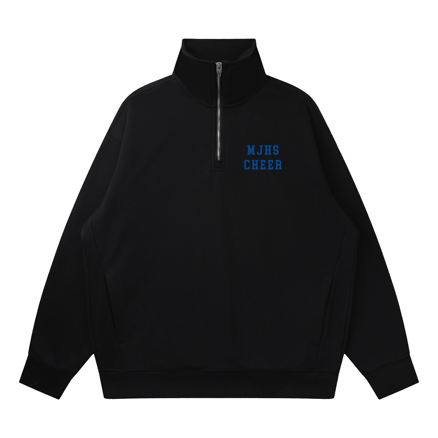 Quarter-Zip Drop Shoulder Sweatshirt