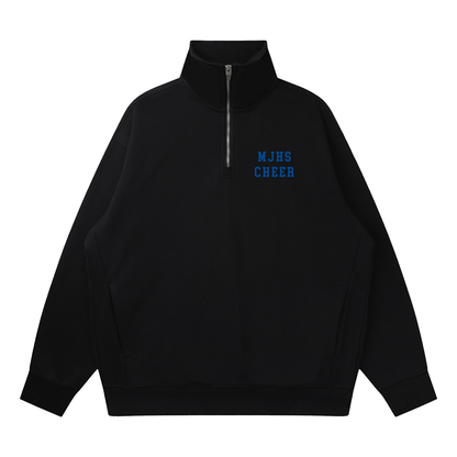 Quarter-Zip Drop Shoulder Sweatshirt