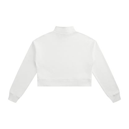 Women's Crop Quarter-Zip Sweatshirt