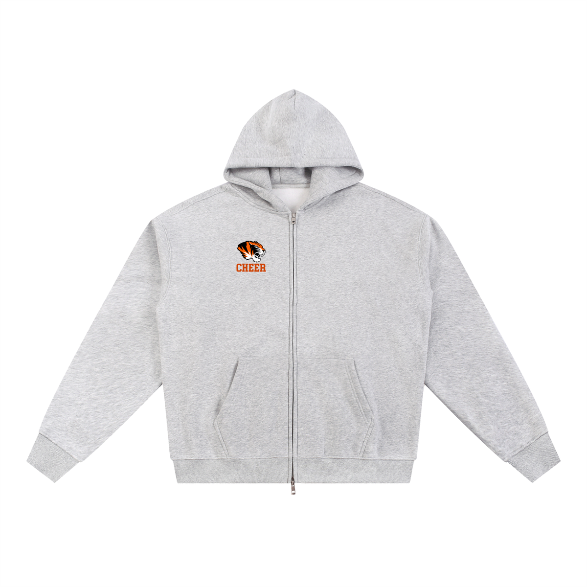 Simple Meigs County Essential Fleece Zip-Through Hoodie