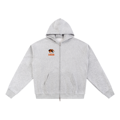 Simple Meigs County Essential Fleece Zip-Through Hoodie