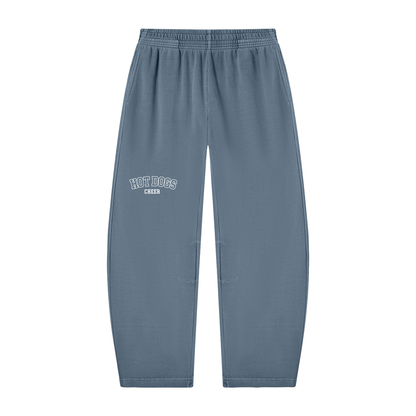 Hot Dogs Vintage Washed Barrel Leg Sweatpants