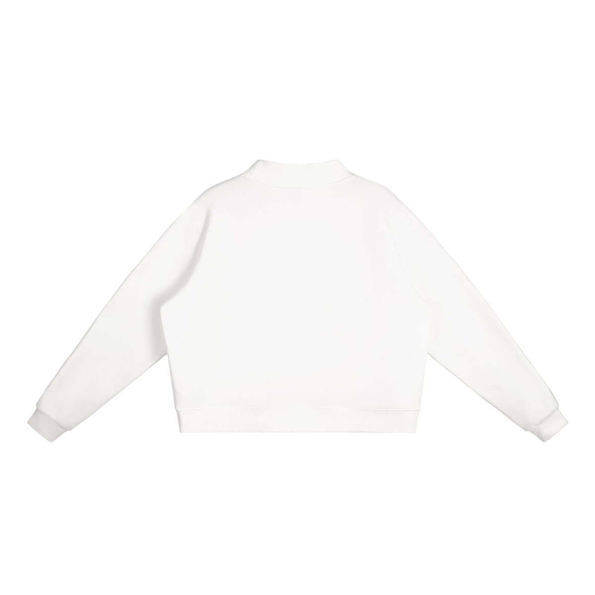 Basic 1 Cardinal Mooney Essential Fleece Mock-Neck Crew Sweatshirt