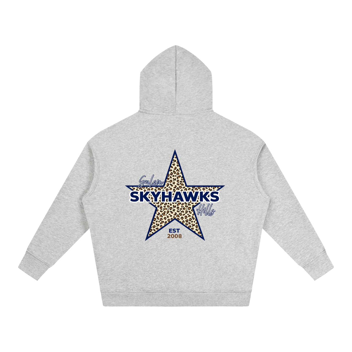 Leopard Star Oversized Hoodie