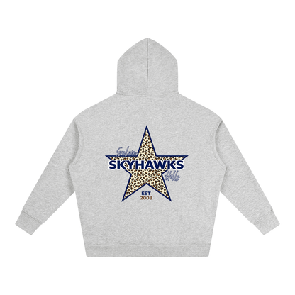 Leopard Star Oversized Hoodie