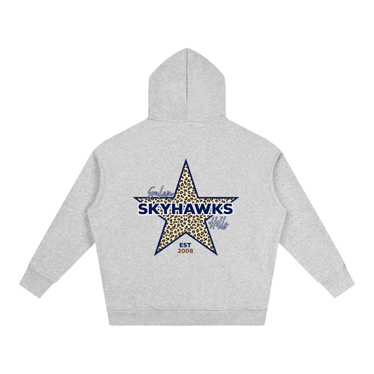 Leopard Star Oversized Hoodie