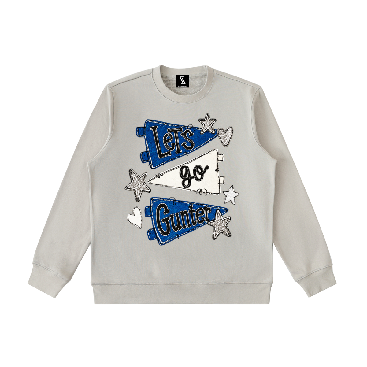 Lets Go Gunter Essential Heavyweight Crewneck Sweatshirt