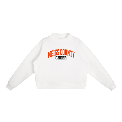Basic 1 Meigs County Essential Fleece Mock-Neck Crew Sweatshirt (printed)
