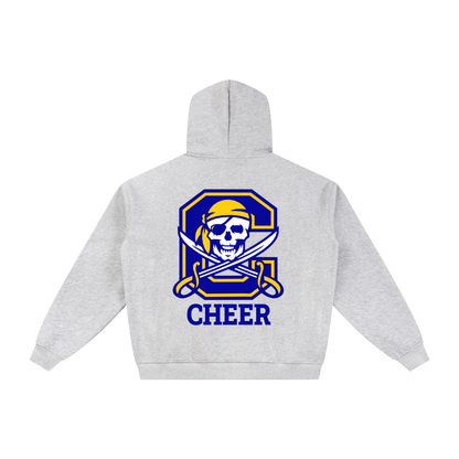 Simple Cyprus Essential Fleece Zip-Through Hoodie