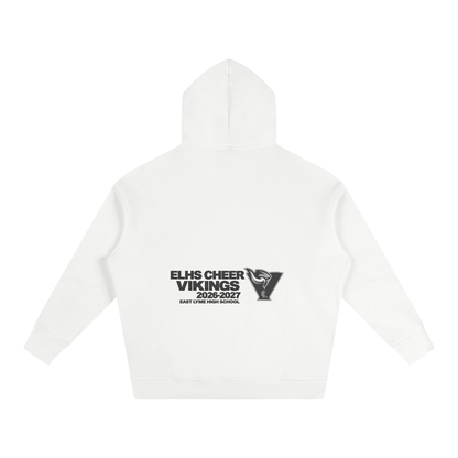 Vector Star Front East Lyme Oversize Fleeced Hoodie