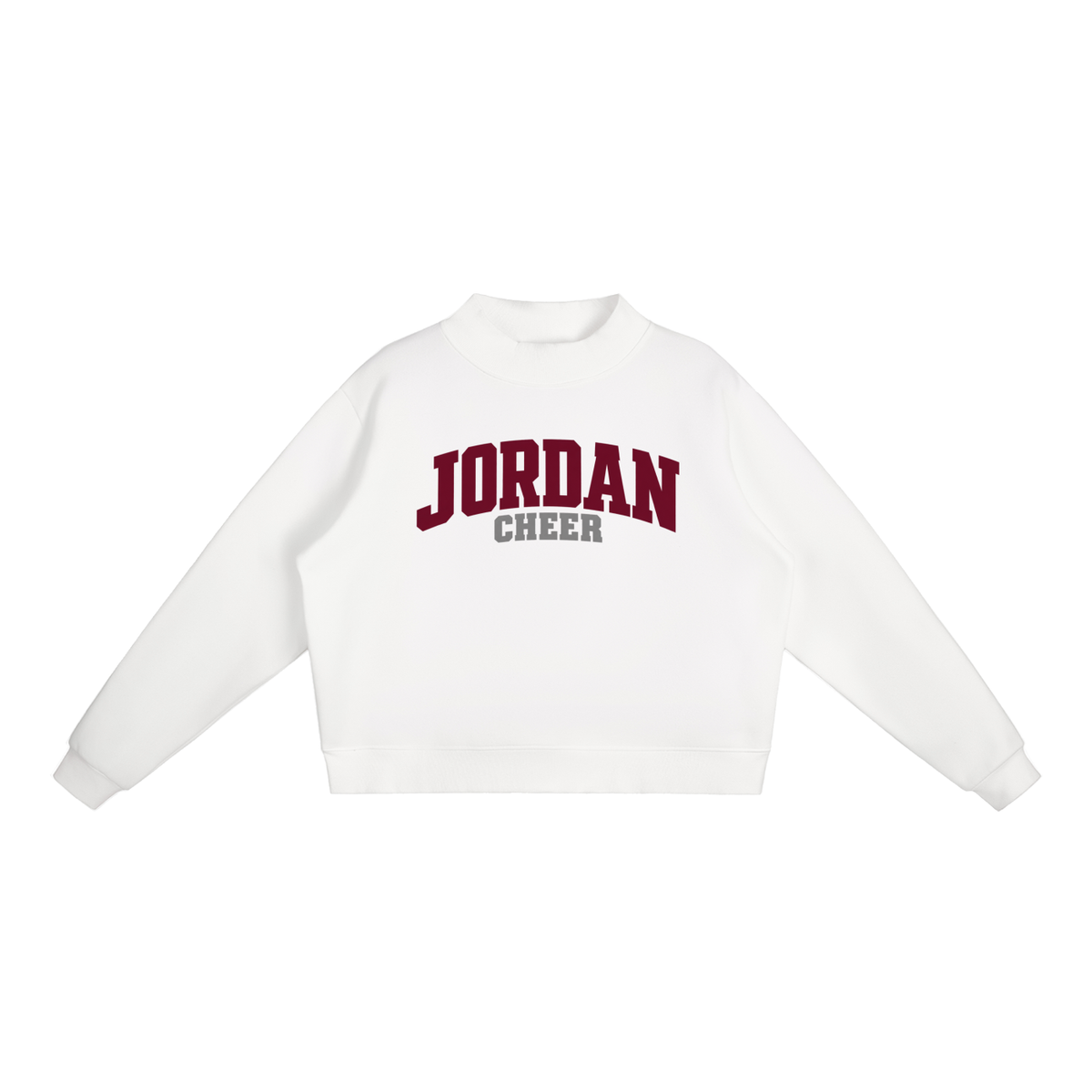 Basic 1 Jordan Essential Fleece Mock-Neck Crew Sweatshirt (printed)