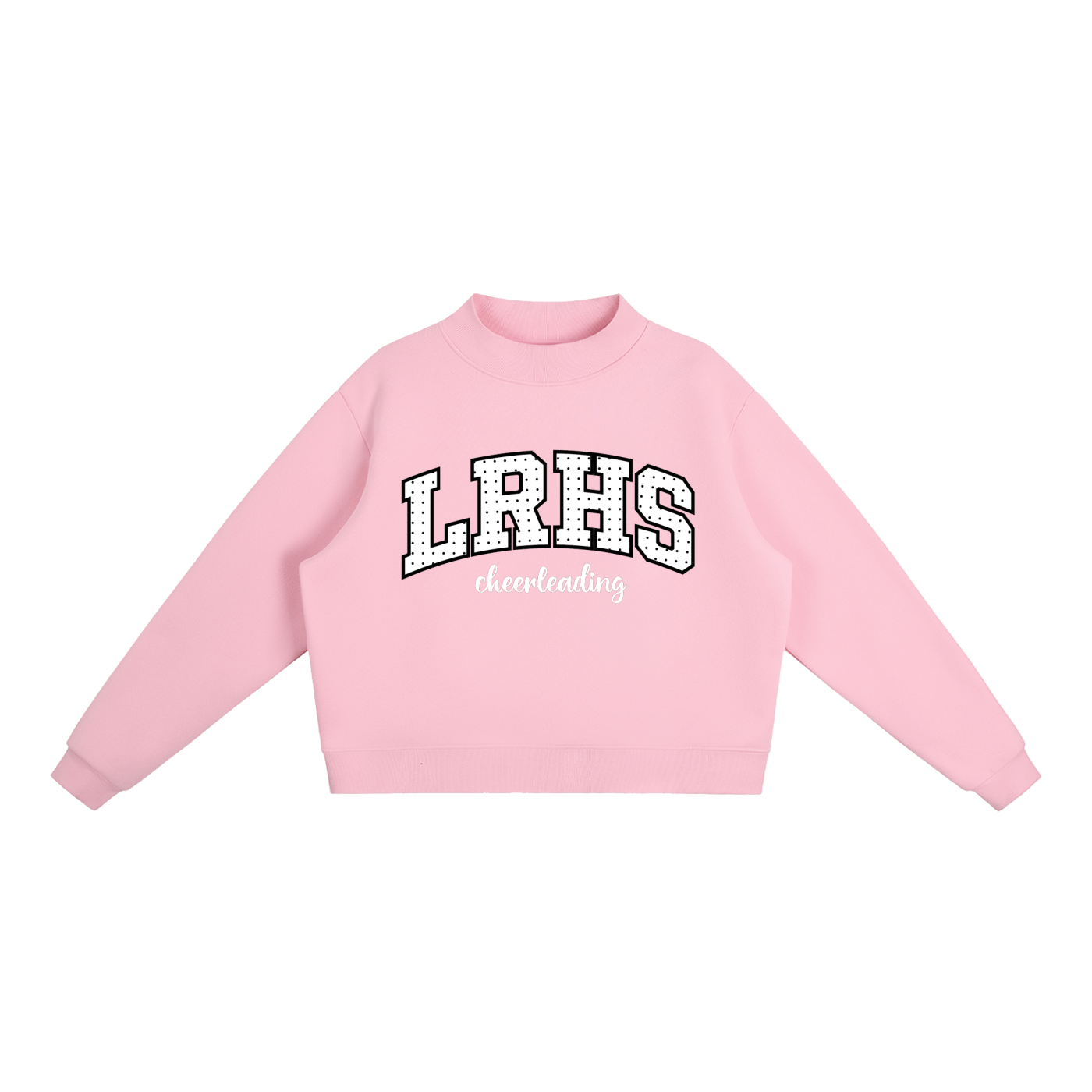Essential Fleece Mock-Neck Crew Sweatshirt