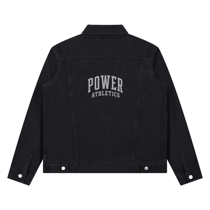 Unisex Vintage Wash Denim Jacket