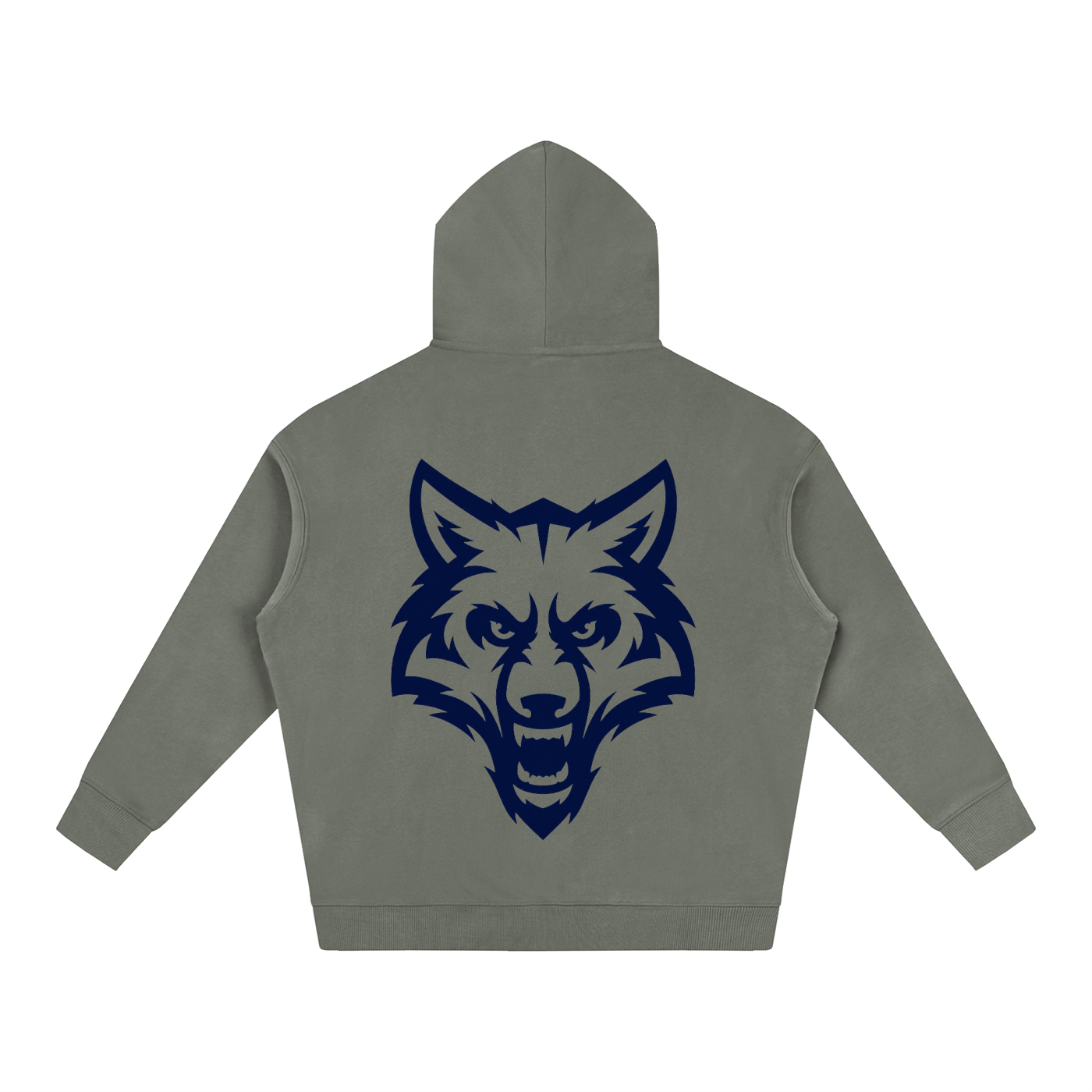 Wolf Graphic Oversized Hoodie