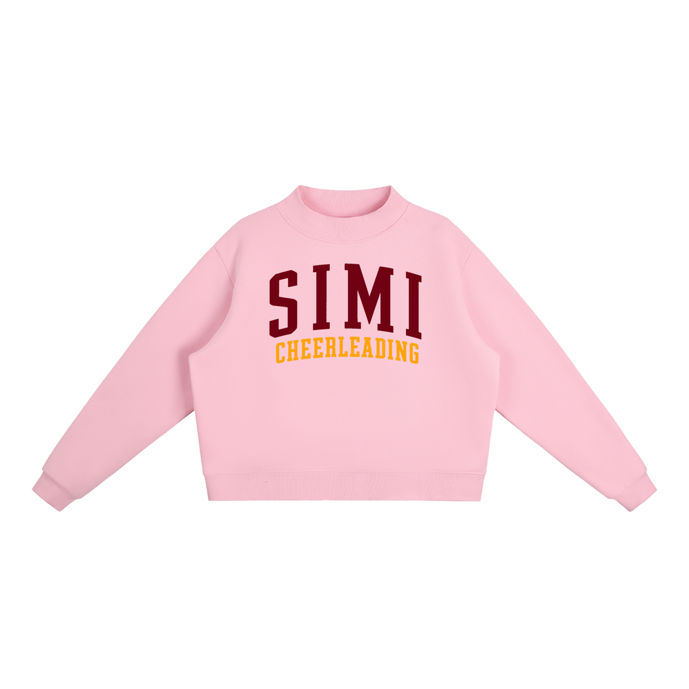 Basic 1 Simi Valley Essential Fleece Mock-Neck Crew Sweatshirt