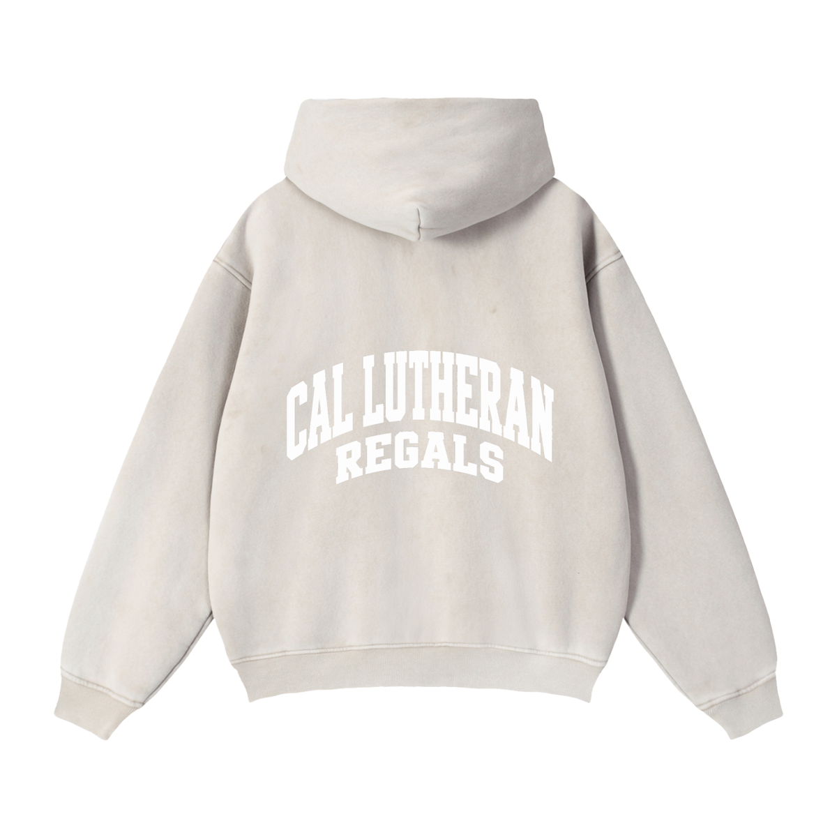 Zip-Through Boxy Fleece Hoodie