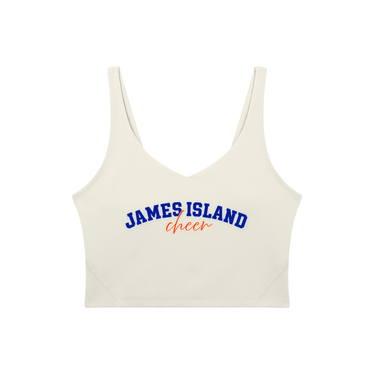 Cursive James Island Women's V-Neck Yoga Sports Bra