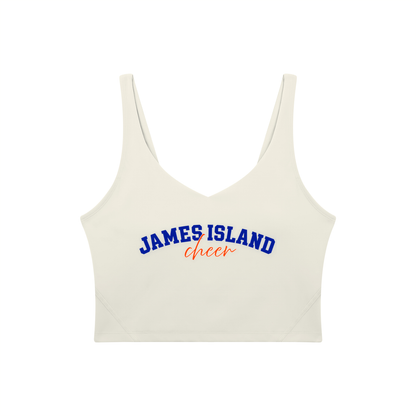 Cursive James Island Women's V-Neck Yoga Sports Bra