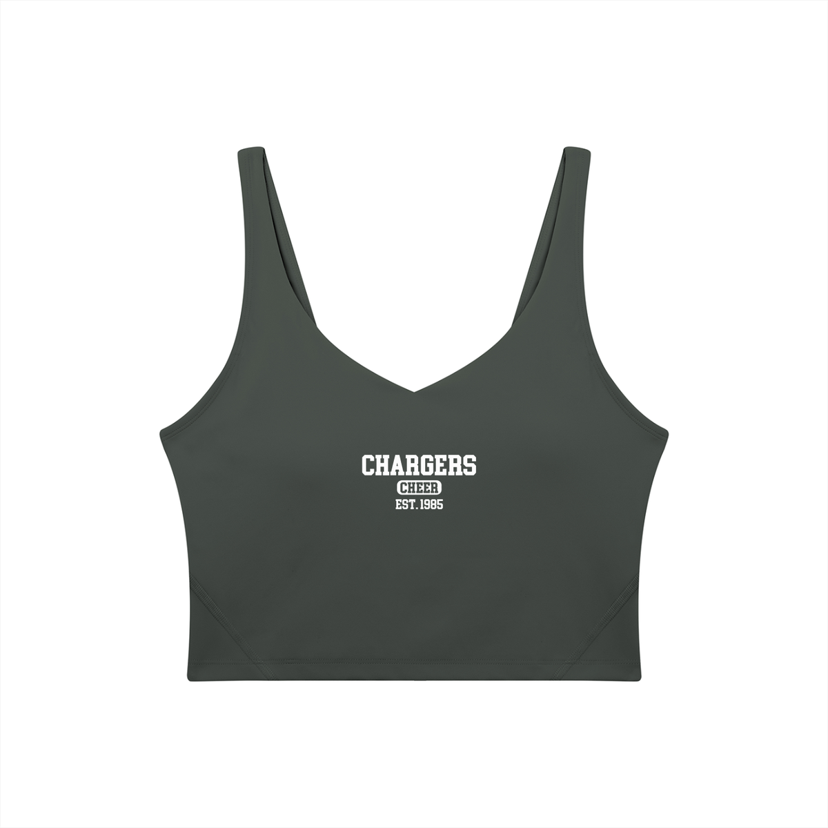 Old School Chatfield Women's V-Neck Yoga Sports Bra