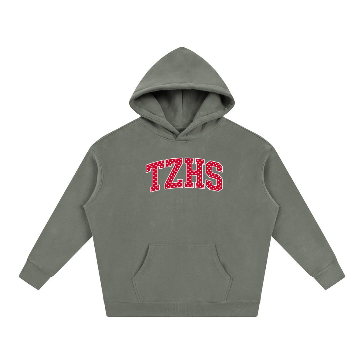 Polka Dot Tappan Zee Oversize Fleeced Hoodie
