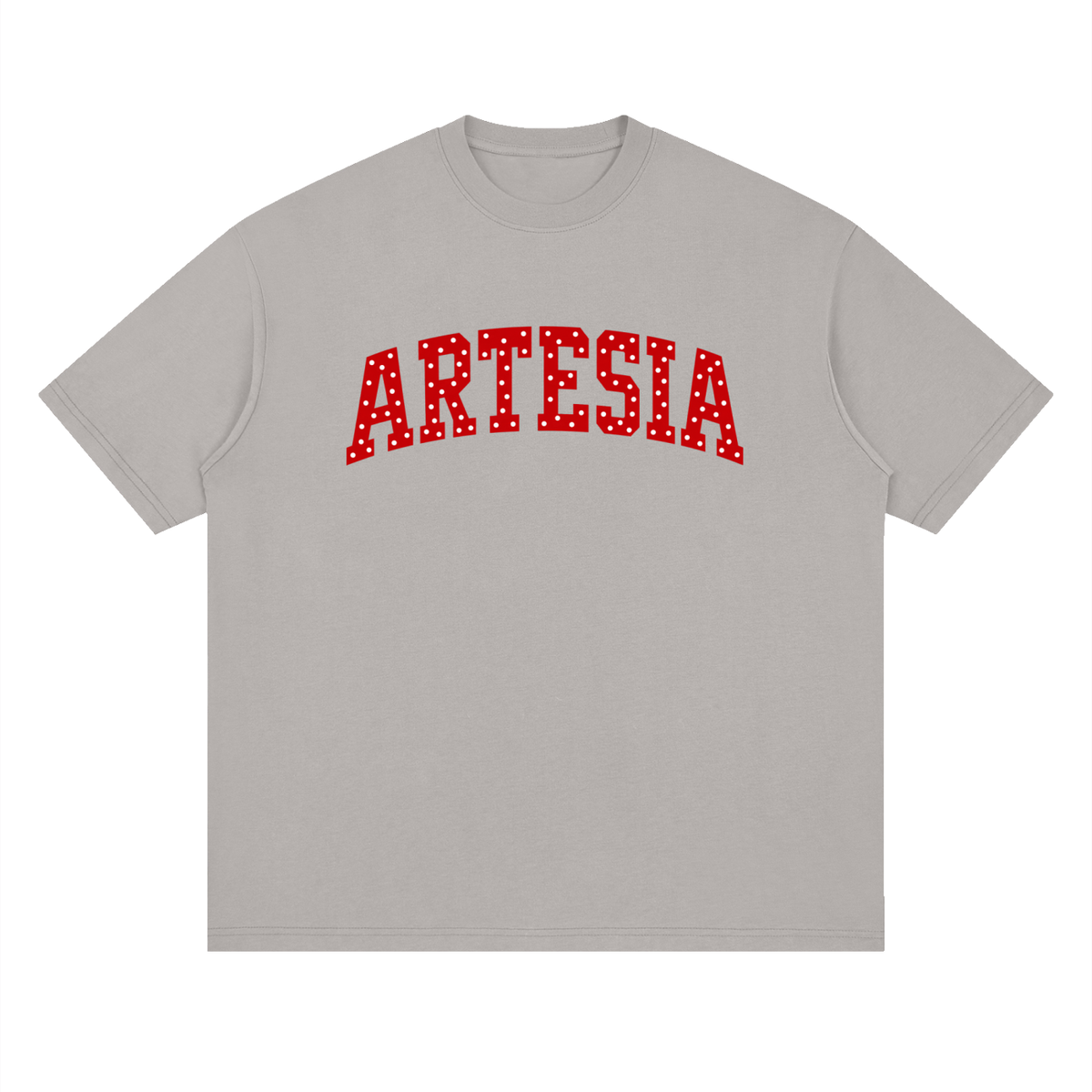 Polka Dot Artesia Oversized Drop Shoulder T-Shirt