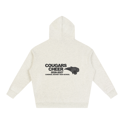 Vector Star Front Cardinal Mooney Oversize Fleeced Hoodie