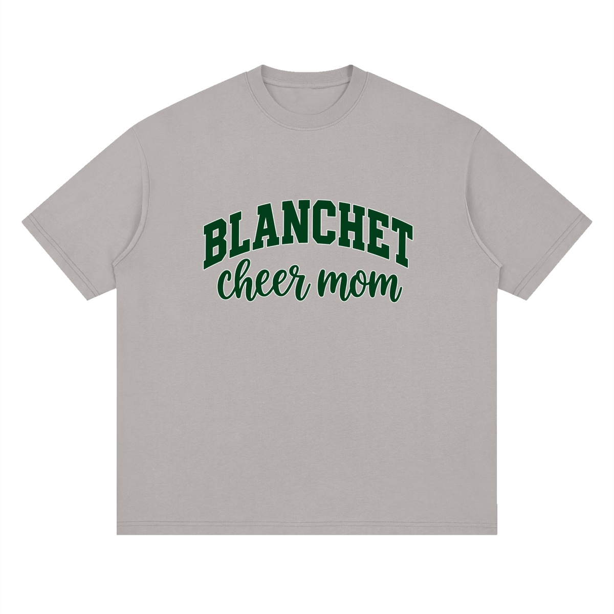 Cheer Mom Blanchet Oversized Drop Shoulder T-Shirt