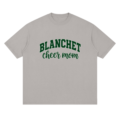 Cheer Mom Blanchet Oversized Drop Shoulder T-Shirt