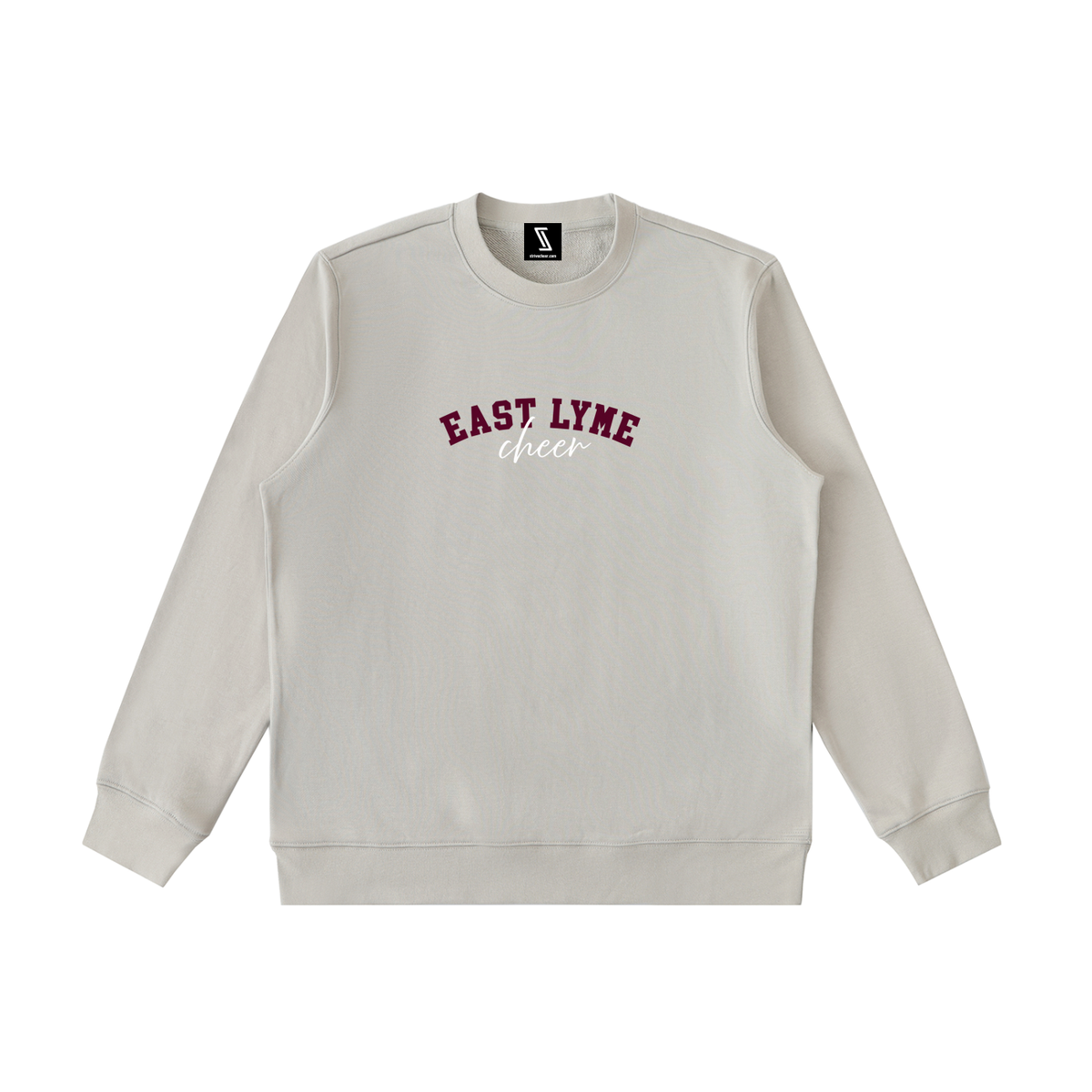 Cursive East Lyme Essential Heavyweight Crewneck Sweatshirt
