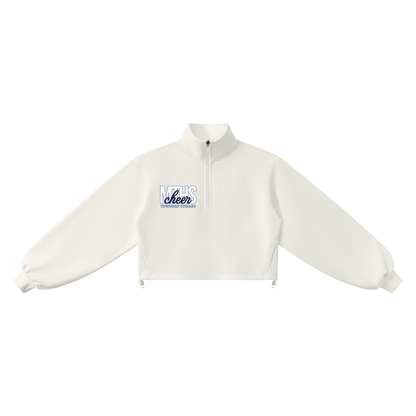 Mock-Neck Quarter-Zip Sweatshirt