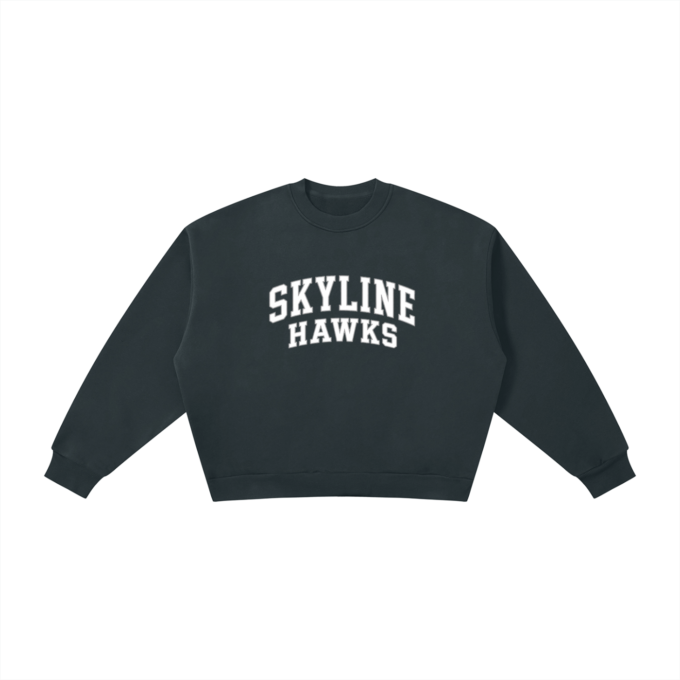 Boxy Fleece Crewneck Sweatshirt