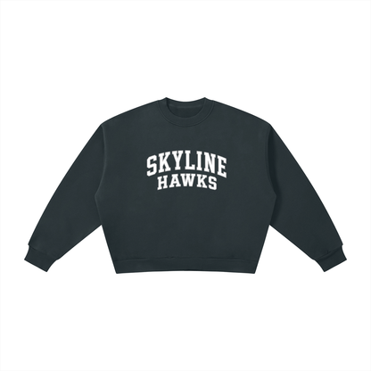 Boxy Fleece Crewneck Sweatshirt
