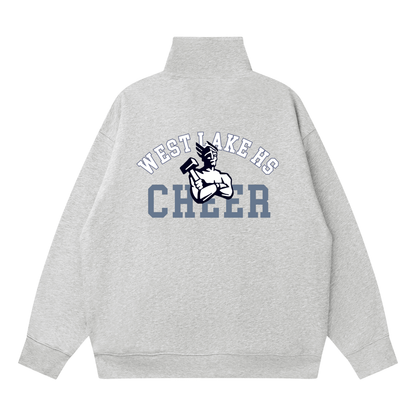 Quarter-Zip Drop Shoulder Sweatshirt