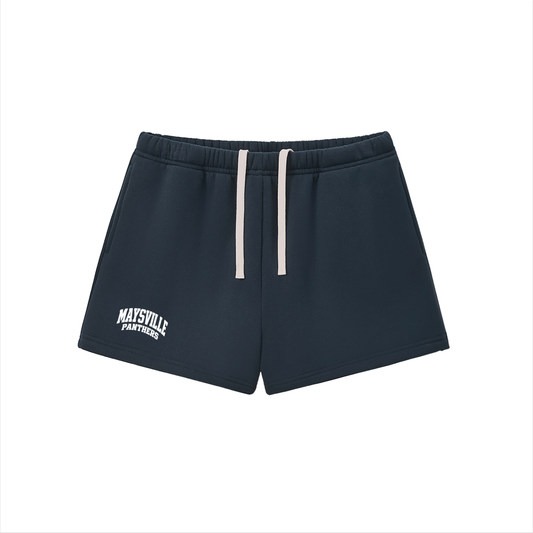 Basic 2 White Maysville Essential Fleece Drawstring Sweatshorts