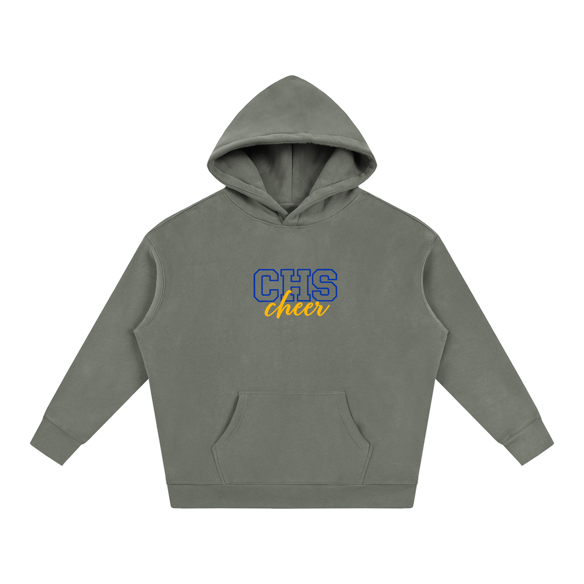 Cursive Front Charlotte Oversize Fleeced Hoodie