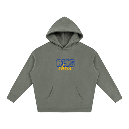 Cursive Front Charlotte Oversize Fleeced Hoodie
