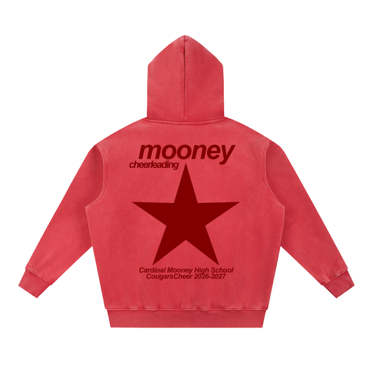 Snow Wash Fleece Oversize Hoodie