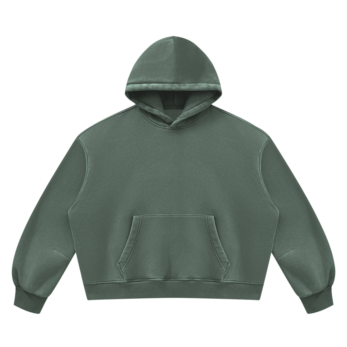 Unisex Vintage Wash Boxy Fleece Hoodie